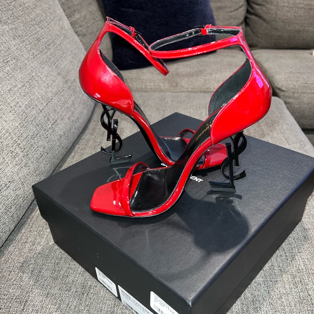 YSL Red Patent Leather Heels